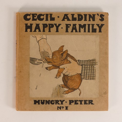 1022 - Cecil ALDIN (1870-1935), six 'Cecil Aldin's Happy Family', 1912, series books includes Hungry Peter ... 