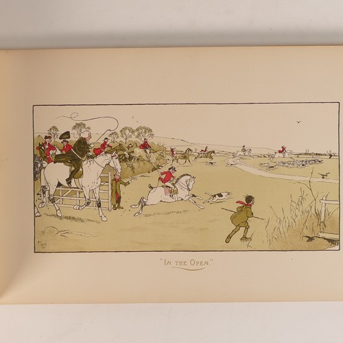 1024 - Cecil ALDIN (1870-1935), 'A Sporting Garland', publ. London: Sands & Co. Full page colour drawings o... 