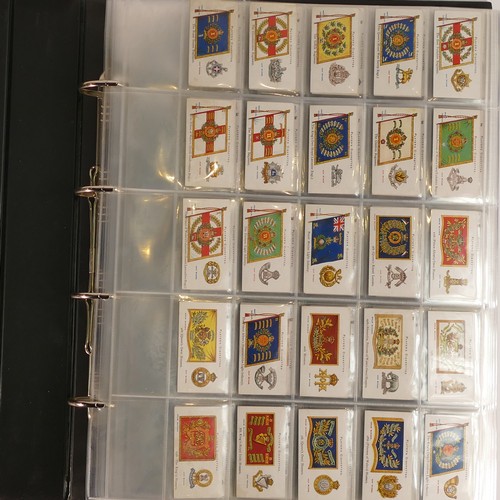 1031 - Cigarette cards x 24 sets - includes planes, badges, medals, cricket, birds etc., large size cards, ... 