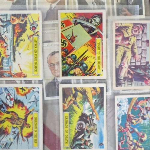 1033 - Job collection of 1960's / 70's gum cards, cigarette cards, albums, boxes of loose cards etc., a lar... 