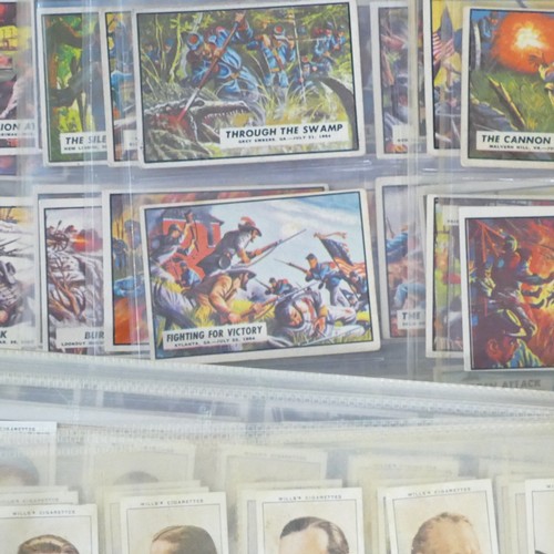 1033 - Job collection of 1960's / 70's gum cards, cigarette cards, albums, boxes of loose cards etc., a lar... 