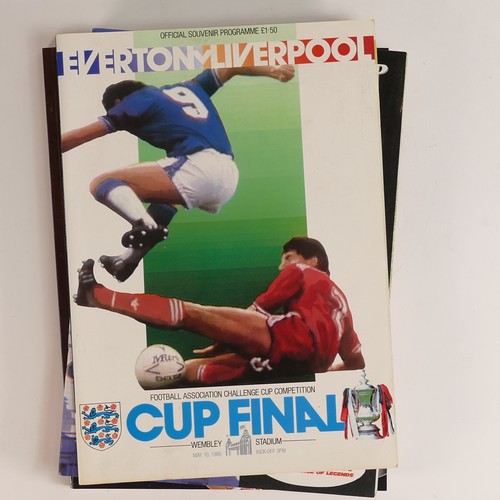 1036 - 16 x mainly Finals of Liverpool football programmes, including L'pool v Leeds United cup final Wembl... 