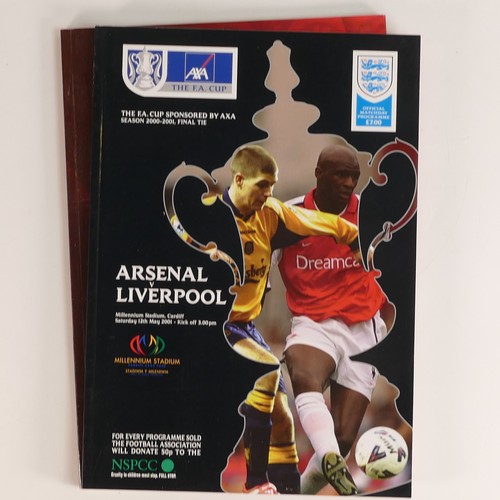 1036 - 16 x mainly Finals of Liverpool football programmes, including L'pool v Leeds United cup final Wembl... 