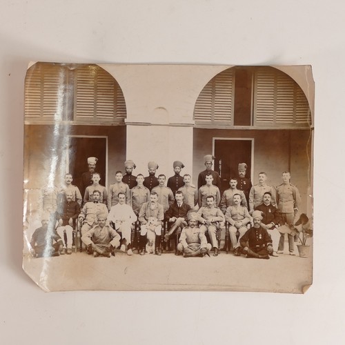 1059 - A collection of photographs c1905, including 1st B The Kings regt. Rangoon 2nd Team Football team, w... 