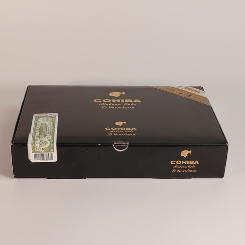 1148 - One box containing 25 x COHIBA NOVEDOSOS Robusto no. 2 Vitola Cigars (50 ring gauge x 156mm length) ... 