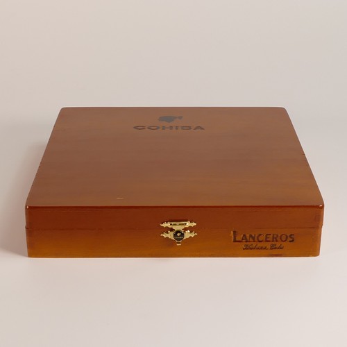 1150 - One box containing 25 x COHIBA LANCEROS Cigars (38 ring gauge x 192mm length) both outer and inner b... 