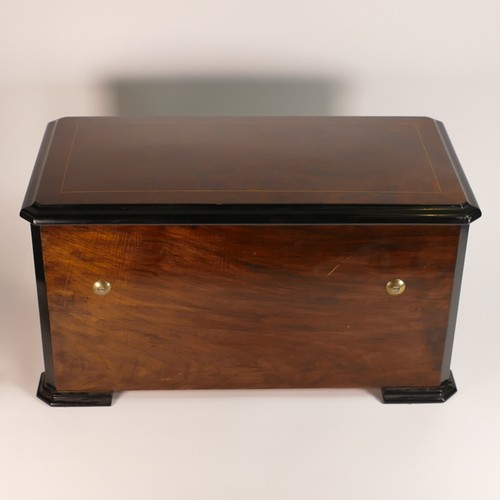 1165 - Paillard Organ Celeste, exceptional quality Burr Walnut Swiss Cylinder Music / Musical box. Internal... 