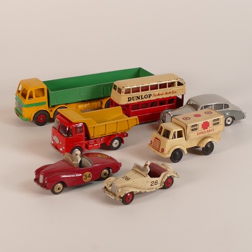 1168 - A Collection of Dinky and Corgi cars, includes Dinky 934 Leyland Octopus Wagon, Dunlop Double Decker... 