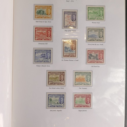 1180 - 3 x albums of George VI mint (mounted and unmounted) Commonwealth stamps - Album 1 Aden - Falkland I... 