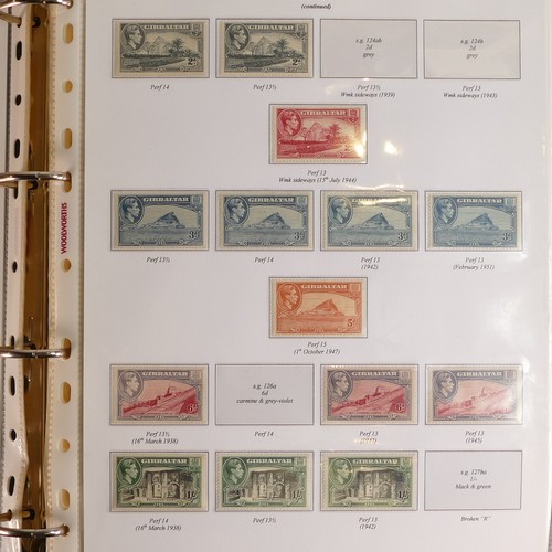 1180 - 3 x albums of George VI mint (mounted and unmounted) Commonwealth stamps - Album 1 Aden - Falkland I... 