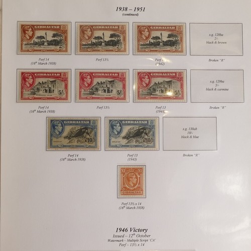 1180 - 3 x albums of George VI mint (mounted and unmounted) Commonwealth stamps - Album 1 Aden - Falkland I... 