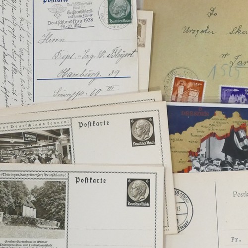 1190 - Large collection of German stamps & covers mainly WWII period.