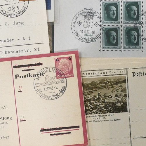 1190 - Large collection of German stamps & covers mainly WWII period.