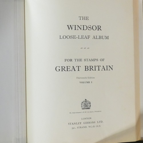 1194 - Group of albums including unused Stanley Gibbons Windsor volume 1 - 13th edition, 2 x Prinze albums ... 