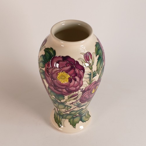 1230 - Moorcroft RHS Heritage Rose vase 46/10 H:26cm Limited edition 1/15 Signed By Emma Bossons FRSA. RRP:... 