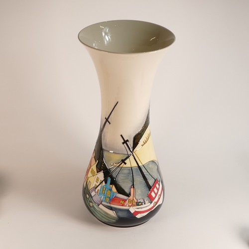 1238 - Moorcroft Prestige Whitby Abbey vase 364/20 H:51cm No.62 Signed by designer Kerry Goodwin RRP:£3800