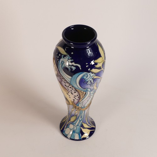 1242 - Moorcroft Rainbow Trout vase 75/10 Trial 7.5.24. Height 28cm, designer Kerry Goodwin RRP:£765.