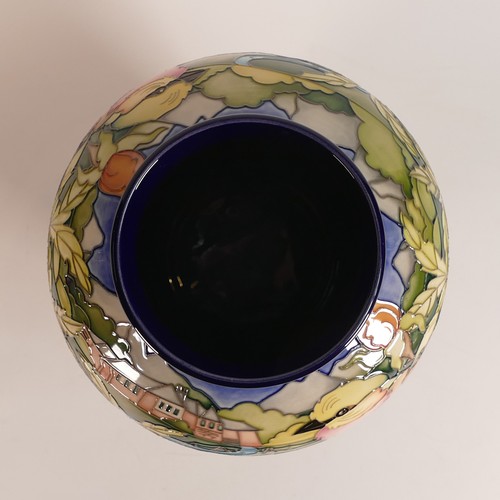 1248 - Moorcroft Sagana Lodge vase 65/12 H:32cm Limited edition 22/30 Signed by designer Emma Bossons FRSA ... 