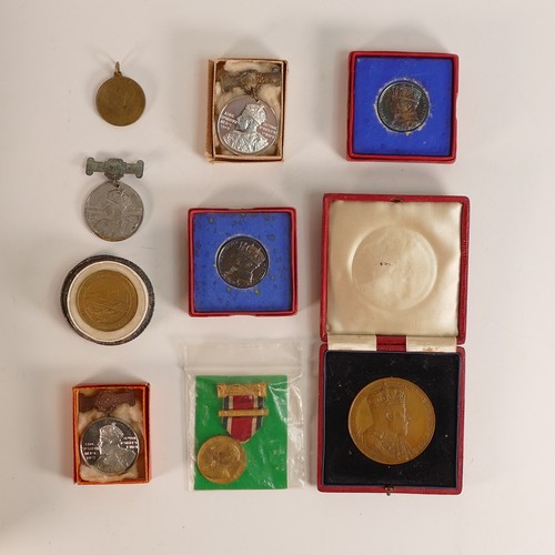 1457 - 51 x Edward VII, George V & George VI Royal commemorative medals / medallions & similar, including s... 