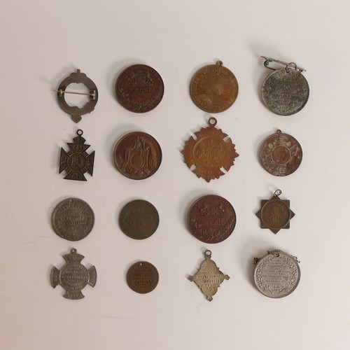 1458 - 68 x Queen Victoria commemorative medals / medallions & similar, including some solid silver example... 