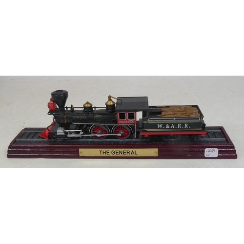 178 - A Selection of Seven Locomotives on wooden plinths to include Duchess LMS, SNCB 12 Class, LNER 