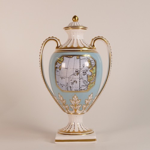 53A - Spode, The Armada Vase. Limited edition numbered 2 of 500.  Boxed.