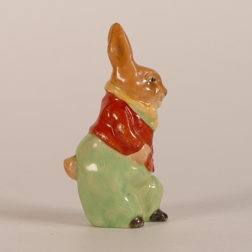 393A - Royal Doulton, early Bunnykins - Freddie Bunnykins 8312. Printed early 'Royal Doulton' backstamp alo... 