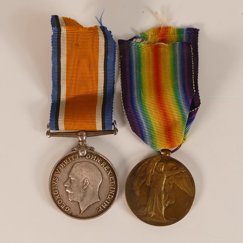 1062 - WWI Medals: Two awarded to '196598. 3 . A. M. H. Crow RAF' includes British War Medal and Victory Me... 