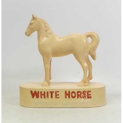 197 - White Horse Scotch Whisky Ceramic Advertising Figure. Height: 23cm