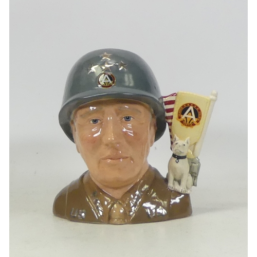 31 - Royal Doulton, Large Character Jug Great Generals Collection General Patten D7026. Limited edition.