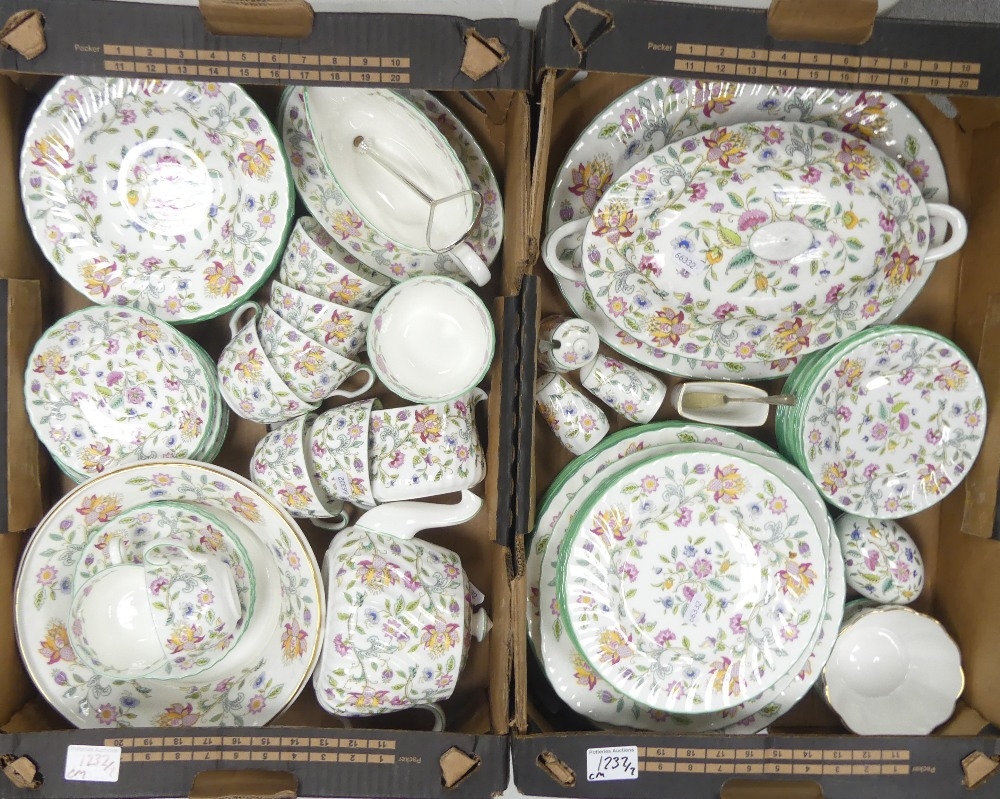 Minton, Haddon Hall Pattern Tea and Dinnerware incluidng Teapot, Dinner ...