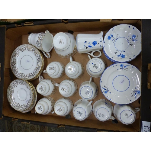 230 - Royal Stafford Teaware items including 6 tea cups & saucers, side plates, milk and sugar together wi... 