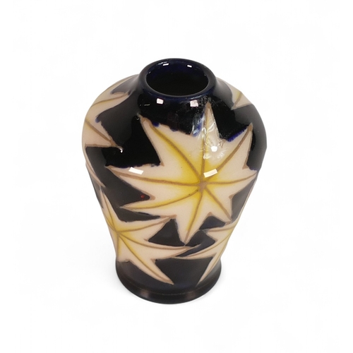 410 - Moorcroft Star Lantern Miniature Vase 576/2, Designer Kerry Goodwin, Height 5cm.