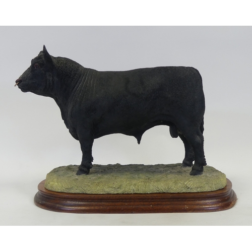 49 - Border Fine Arts Aberdeen Angus Bull, model no.B0773 by Jack Crewdson, limited edition no.136 of 750... 