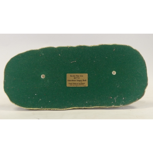 49 - Border Fine Arts Aberdeen Angus Bull, model no.B0773 by Jack Crewdson, limited edition no.136 of 750... 