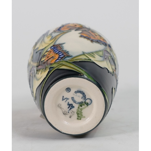 207 - Moorcroft small vase decorated in the Avalon design by Sian Leeper, dated 2006, h.11.5cm.