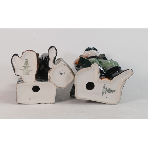 256 - Royal Doulton Character Figures to include:- Cavalier HN2716, Shore Leave HN2254. Tallest:-28cm (2)