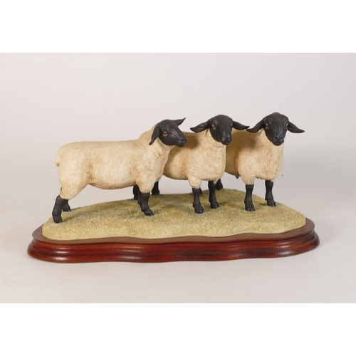 291 - Border Fine Arts Suffolk Family Group, model no.B0197 by Ray Ayres, limited edition no.624 of 1250.