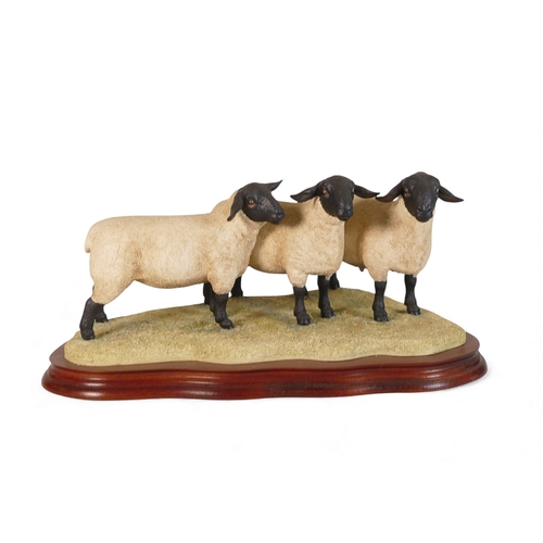 291 - Border Fine Arts Suffolk Family Group, model no.B0197 by Ray Ayres, limited edition no.624 of 1250.