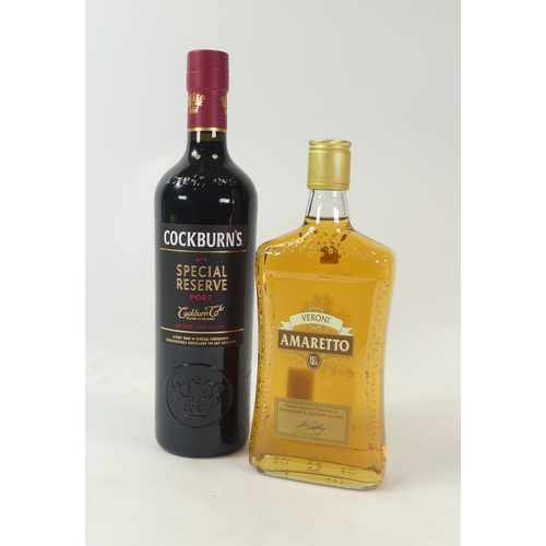 145 - Sealed bottle of Veroni Amaretto, together with Cockburn's No.1 Special Reserve Port. (2)