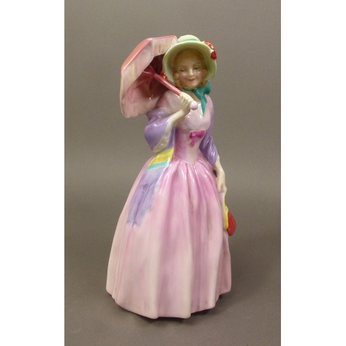 11 - Early Royal Doulton figure Miss Demure HN1402.