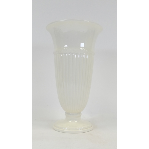 91 - Wedgwood Large footed Creamware vase 'Edme' design. H:-28cm