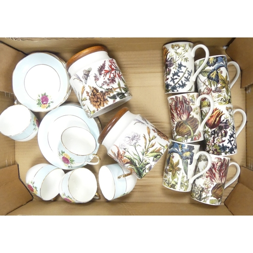 456 - A mixed selection of ceramics to include:- part tea set Rosalie cups, saucers, side plates, Dunoon '... 