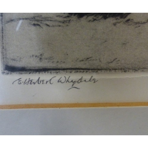 261 - Ernest Herbert Whydale (1886-1952), Working horses, a pair, each signed in pencil in the margin, etc... 