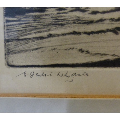 261 - Ernest Herbert Whydale (1886-1952), Working horses, a pair, each signed in pencil in the margin, etc... 