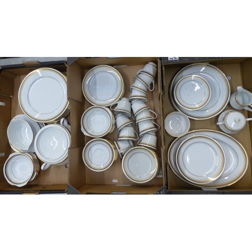 383 - Noritake 'Doral (2591) large collection to include:- Teacups, saucers, side plates, milk jug, lidded... 