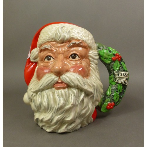 83 - Royal Doulton Large seconds character jug Santa Claus D6794.