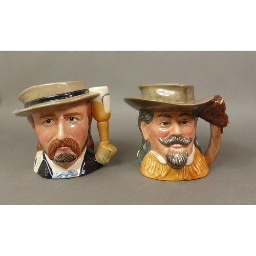 79 - Two Royal Doulton 'The Wild West Collection' character jugs, Wild Bill Hickock D6736 and Buffalo Bil... 