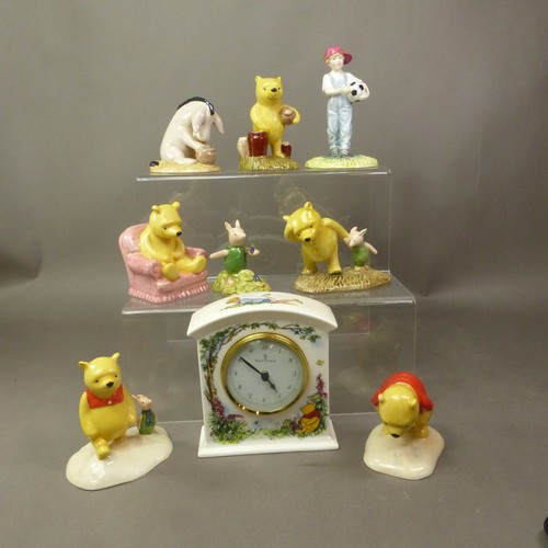 88 - Royal Doulton Winnie the Pooh Collection figures, WP4, WP14, WP12, WP13, WP20, WP2 and 2nds figure W... 