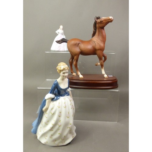 65 - Royal Doulton to include:- Alison HN2336, Spirit of Freedom matte finish on a plinth (both seconds) ... 